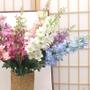 Imagem de Flores Artificiais de Jacinto e Delphínio - 75cm - Para Decoração de Casa e Sala