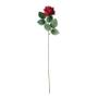 Imagem de Flores Artificiais De Rosa De Seda, 5 Peças, Buquê De Ramos Longos Para Casamento, Decoração De