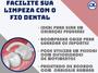 Imagem de Flosser Fio Dental Suporte Com Haste Caixinha 100Un