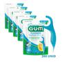 Imagem de Flosser Multiple Action Azul GUMFio Dental Adulto com Cabo  200 unidades