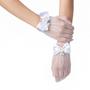 Imagem de Flower Girls Dress Gloves Ever Fairy Princess Wedding