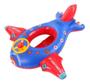 Imagem de Flutuador de avião infantil para piscina PVC vermelho e azul 95cm