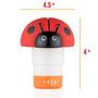 Imagem de Flutuador de Cloro XY-WQ Ladybug - Para 1 Comprimido com Fluxo Ajustável