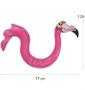 Imagem de flutuador piscina flamingo infantil inflável montável bel