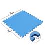 Imagem de Foam Mat Tiles Stalwart, pacote com 4 unidades, 1,5 m², azul entrelaçado