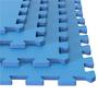 Imagem de Foam Mat Tiles Stalwart, pacote com 4 unidades, 1,5 m², azul entrelaçado