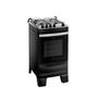 Imagem de Fogao 4 BC Preto com Mesa Inox Atlas Agile Up Bivolt Preto