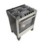 Imagem de Fogão 4 Bocas a Gás Braslar Horus Top Control com Mesa de Vidro e Forno Easy-Clean Inox Bivolt