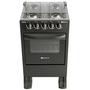 Imagem de Fogão 4 Bocas a Gás Braslar New Sirius com Mesa Inox e Forno Easy-Clean Preto