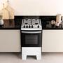 Imagem de Fogão 4 Bocas Branco com Mesa Inox Atlas Agile Up Bivolt