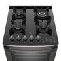 Imagem de Fogão 4 bocas Electrolux Cinza Expert com Função Air fryer, Mesa de Vidro e PerfectCook360 (FE4AP)