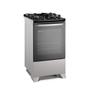 Imagem de Fogão 4 bocas Electrolux Prata Efficient com Mesa de Vidro, Tripla Chama e VaporBake (FE4GS)