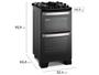 Imagem de Fogão 4 Bocas Electrolux Preto Duplo Forno Experience FE4DB