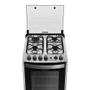 Imagem de Fogão 4 Bocas Preto com Mesa Inox Dako Magister Grill Bivolt