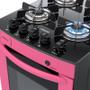 Imagem de Fogao 4 Bocas Venax Delplus Vitreo Bl Pink Gas Glp