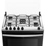 Imagem de Fogão 5 bocas Atlas de Piso Automático com Mesa Inox Forno 86,5L 2 Prateleiras Ágile Up
