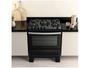 Imagem de Fogão 5 Bocas Atlas Preto Mesa de Vidro Glass Agile UP
