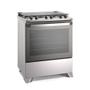 Imagem de Fogão 5 bocas Electrolux Cinza Efficient com Mesa Inox, PerfectCook e VaporBake (FE5IC)