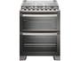 Imagem de Fogão 5 bocas Electrolux Cinza Experience com Duplo Forno, PerfectCook360 e Vapor Bake (FE5DC)