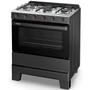 Imagem de Fogão 5 Bocas Esmaltec Ideal Pop Super Chama Limpa Fácil Preto Inox Bivolt - F5ISP
