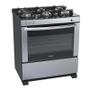 Imagem de Fogao 6 Bocas Venax Delplus Vitreo Bl Inox Gas Glp