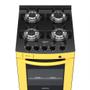 Imagem de Fogao a Gas 4 Bocas Venax Delplus Vitreo BL Amarelo