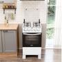 Imagem de Fogão a Gás Clarice Delicato Plus 4 Bocas Mesa Inox Easy Clean-Bivolt