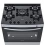 Imagem de Fogao a gas gaudi vitreo 5 q inox gas glp