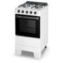 Fogão a Gás Mesa Inox e Forno 50L Limpa Fácil Esmaltec IDEAL POP F4ISB Cor Branco 4 bocas Imagem de Fogão a Gás Mesa Inox e Forno 50L Limpa Fácil Esmaltec IDEAL POP F4ISB Cor Branco 4 bocas