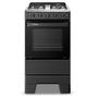 Imagem de Fogão a Gás Mesa Inox e Forno 50L Limpa Fácil Esmaltec IDEAL POP F4ISP Cor Preto 4 bocas