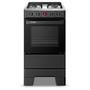 Imagem de Fogão a Gás Mesa Inox Forno 50L Limpa Fácil e Acendimento Automático Esmaltec IDEAL Super F4IAP Cor Preto 4 bocas Bivolt