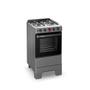 Fogão a Gás Mesa Inox Forno 50L Limpa Fácil e Acendimento Automático Esmaltec IDEAL Super F4IAT Cor Titanium 4 bocas Bivolt Imagem de Fogão a Gás Mesa Inox Forno 50L Limpa Fácil e Acendimento Automático Esmaltec IDEAL Super F4IAT Cor Titanium 4 bocas Bivolt