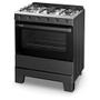 Fogão a Gás Mesa Inox Super Chama e Forno 84L Limpa Fácil Esmaltec IDEAL POP F5ISP Cor Preto 5 bocas Imagem de Fogão a Gás Mesa Inox Super Chama e Forno 84L Limpa Fácil Esmaltec IDEAL POP F5ISP Cor Preto 5 bocas