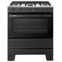 Imagem de Fogão a Gás Mesa Inox Super Chama Forno 84L Limpa Fácil e Acendimento Automático IDEAL Super F5IAP Cor Preto 5 bocas Bivolt