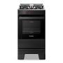Imagem de Fogão a Gás Mesa Inox Tampa de Vidro Forno 50L Limpa Fácil e Acendimento Automático Esmaltec IDEAL Top T4IAP Cor Preto 4 bocas Bivolt