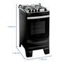 Imagem de Fogão Atlas Agile Up 4 Bocas Automático Mesa de Inox Forno 50L