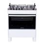 Imagem de FogAo Atlas New Fastcook 5 Bocas AutomAtico Mesa de Inox Forno 86,5 Litros