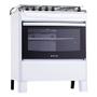 Imagem de Fogão Atlas New Fastcook 5 Bocas Automático Mesa de Inox Forno 86,5 Litros