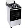 Imagem de Fogão Brastemp 4 Bocas Automático Mesa em Aço Inox Forno 61L BFO4NBBUNA