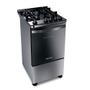 Imagem de Fogão Brastemp 4 Bocas Inox com mesa de vidro, dupla chama e grill elétrico - BFO4VBR