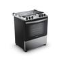 Imagem de Fogão Brastemp 5 Bocas Cor Inox Com Turbo Chama - BFS5GDR
