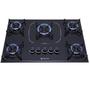 Imagem de Fogão Cooktop 5 Bocas Atlas Agile Mega Chama Preto Bivolt