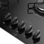 Imagem de Fogão Cooktop 5 Bocas Mesa Vidro Atlas Agile Up Preto Bivolt