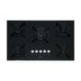 Fogão Cooktop 5Q Tripla Chama Infinity Gás Mesa Vidro Preto Fischer Imagem de Fogão Cooktop 5Q Tripla Chama Infinity Gás Mesa Vidro Preto Fischer