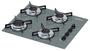Imagem de Fogão Cooktop Chamalux 4 Bocas Ultra Chama Prata 127v/220v Trempe de Chapa
