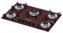 Imagem de Fogão Cooktop Chamalux 5 Bocas Ultra Chama Marrom 110v/220v Trempe de Chapa