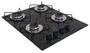 Imagem de Fogão Cooktop Classic 4 Bocas Ultra Chama Marmorizado Preto