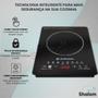 Imagem de Fogão Cooktop Elétrico Chef Express De Indução Vitrocerâmica 3500w 2 Bocas Linha Premium
