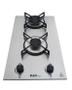 Imagem de Fogão Cooktop Gás 2 bocas inox - acendimento automático 