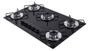 Imagem de Fogão Cooktop Tedge 5 Bocas Ultra Chama Preto 127v/220v